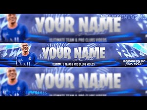 FIFA 22 Fully Editable YouTube Banner Template PSD (Download)