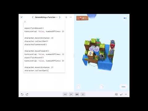 Generalizing a Function - Swift Playgrounds Learn to Code 2 with Explanation