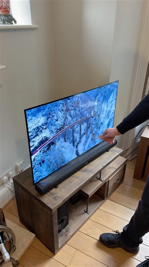 Satisfying Screen Protector Peel on a Brand New TV | Guess the Brand 👀