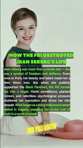 How the FBI Destroyed Jean Seberg’s Life