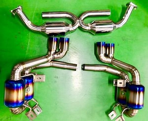 Akagakiracing　チタンマフラー＋スポーツキャタ交換