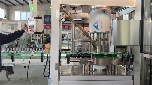 8000bph bottle filling capping machine prodution line for wine alcohol#fillingmachine #filling#capping #cappingmachine