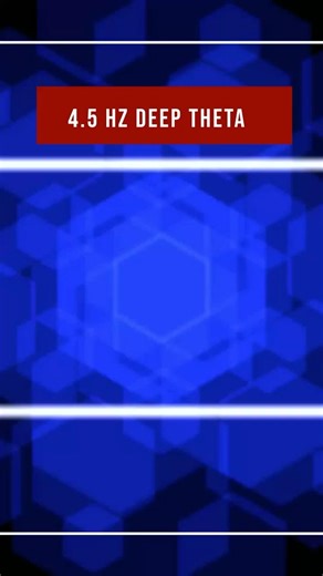 4.5 Hz Pure Theta Binaural | Deep Trance & Lucid Dreams (Pure Tone)