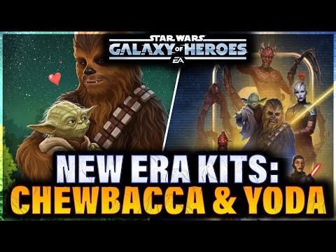TL;DR ANNIVERSARY ERA KITS: CHEWBACCA AND YODA #swgoh #starwars