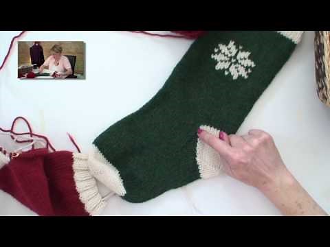 Learn to Knit a Christmas Stocking - Part 4