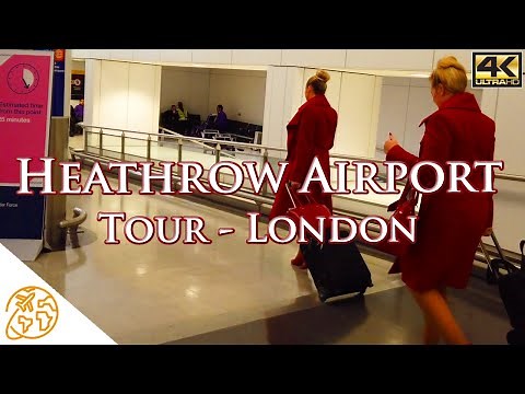 Heathrow Airport LHR London England 4k Tour
