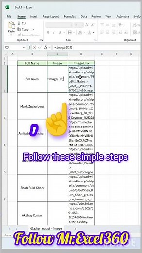 Excel m image kese attache Karen ? | How to Attach Photo by Link | Excel tips and tricks #mrexcel360
