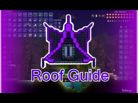 Terraria builders guide part 2 - Roofs