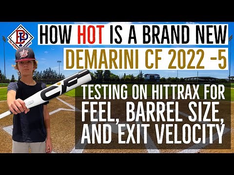 Demarini 2022 CF -5 Baseball Bat Review | How HOT is this Composite Bat Brand NEW