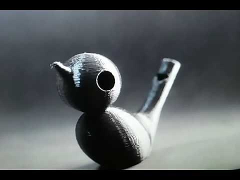 3D printed bird whistle