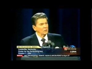 Ronald Reagan on Social Security and Deficit.