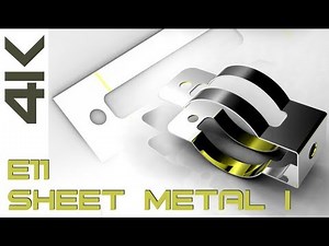 E11 Creo Parametric 4.0 Sheet Metal I Tutorial