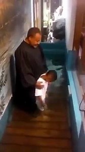 18M views · 19K reactions | This little boy anxious to be baptized is just the right laugh to kick off your day. #becauseofthemwecan | Because of Them We Can | Facebook