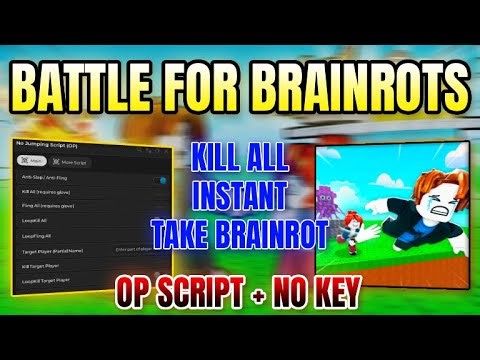 *NEW WORKING* Battle for Brainrots Script (KILL ALL, INSTANT TAKE BRAINROT) 2025
