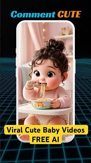 Create Viral Cute Baby Videos with FREE AI 😳 (Step-by-Step)