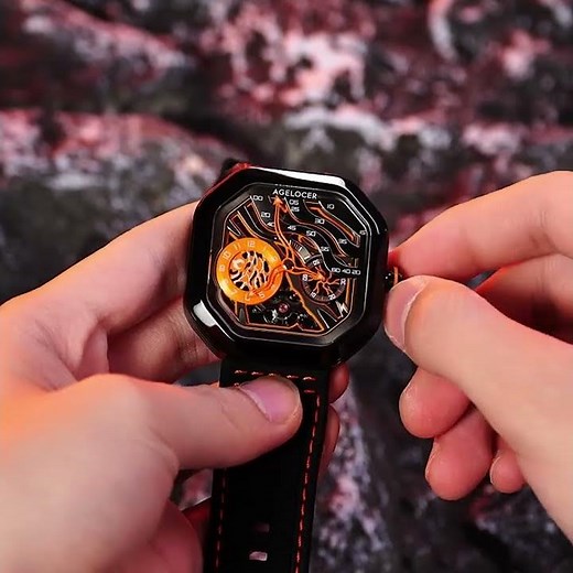 Feel the Heat: Discover Agelocer Volcano Series Mechanical Watches 💥