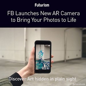 255K views · 1.6K shares | Facebook's AR camera looks incredible. | Futurism | Facebook