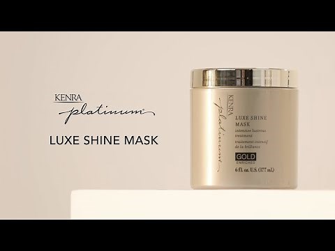 Luxe Shine Mask | Gold-Enriched Intensive Deep Conditioning Treatment for Hair | Kenra Platinum