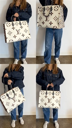 The ultimate take-anywhere tote 😍 Head to the link in bio to shop. #rebag #LV #lvneverfull | Rebag