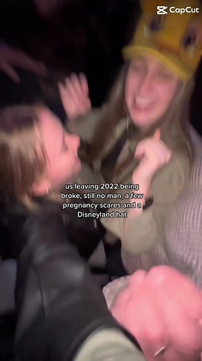 The disneyland simba hat is a highlight of the year fr @Abbey Luttrell #bye2022 #newyear #disneylandparis