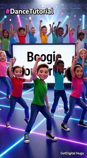 Boogie Wonderland! 🕺✨ Easy Kids Dance Tutorial