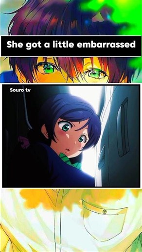 She stepped back, but she used her friend instead 😂 #anime #Love Live! School Idol Project