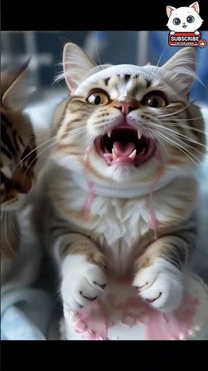 From Pout to Purr: Fluffy cat Love Story #shorts #viral #cat #meow