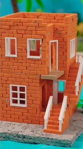 Ultra Realistic Mini Brick House Build 🧱 | Satisfying DIY Construction in 4K (ASMR) 🇺🇸