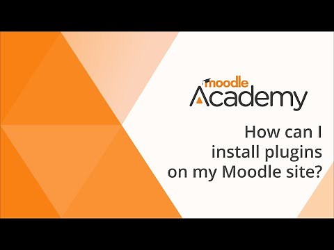 How can I install plugins on my Moodle site?