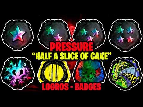 PRESSURE "Half a Slice of Cake" | Todos los NUEVOS LOGROS (Guía Español)