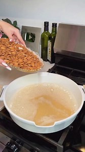 German roasted almonds coconut milk… . . . #holidaytreats #almond #cozyfood #foodreels #asmrfood | Daria Shark