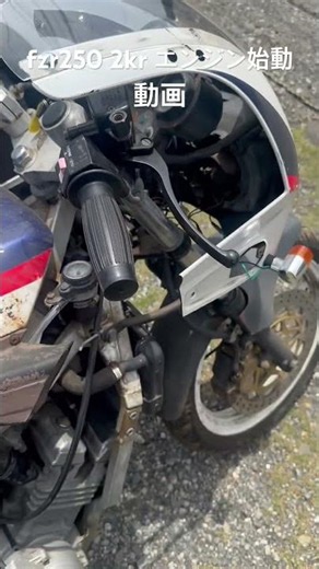 fzr250 2kr エンジン始動動画