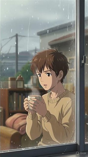 "Rainy Days & Quiet Thoughts ☕🌧️ | Cozy Anime Vibes"