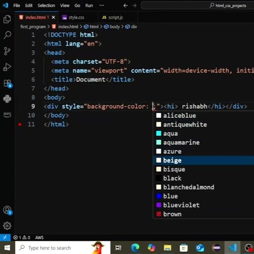 What is the use of Div tag in html #html #css #htmlcss #shorts #full_stack_rishabh