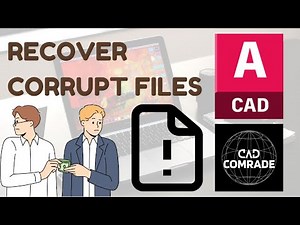 How to recover corrupt AutoCAD files ?? The official technique