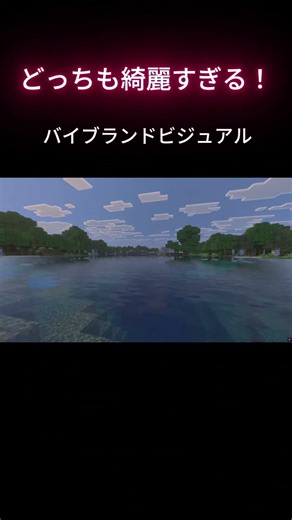 【Minecraft】どっちもいい味出てる！ #ゲーム #マイクラjava版 #minecraft #影mod