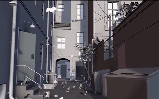 Maya特效--风吹树叶教程