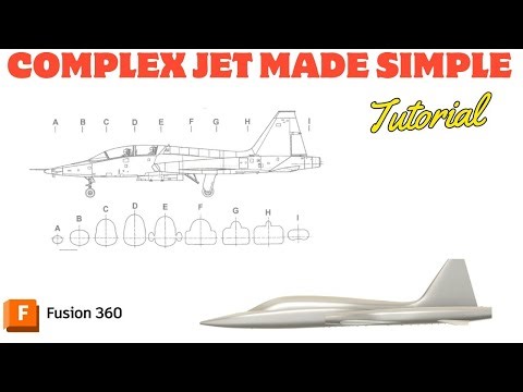 Designing Complex RC Jets for 3D printing Made Simple in Fusion 360