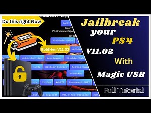 How to jailbreak ps4 11.02 with magic usb