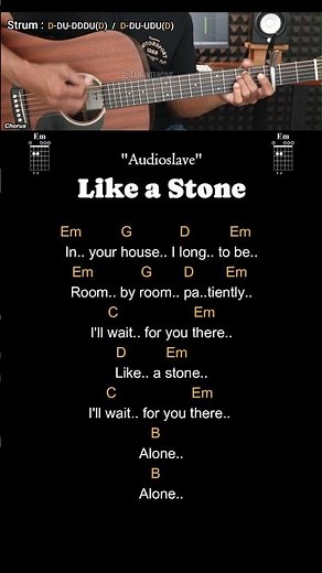 Like a Stone - Audioslave | EASY Guitar Chords - Guitar Lessons #chordgitar #guitarlessons
