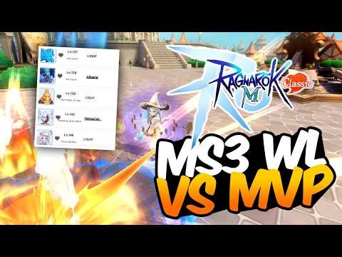 Warlock MS3 vs MVPs! - Ragnarok M Classic