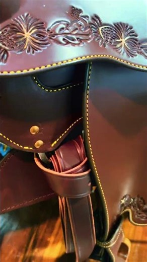 Limited Edition Tucker Trail Saddle with Exclusive Tooling.