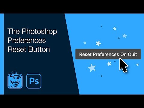 The Photoshop Preferences Reset Button