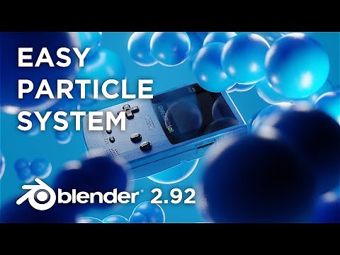 Easy Particle System in Blender 2.92