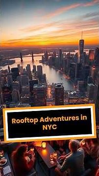 Visiting NYC, Don't Miss The Best Rooftop Restaurants With INSANE Views (60 Stories High!)