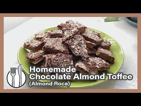 How to make Almond Roca - English toffee - 5 ingredients EASY!