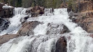 6K views · 241 reactions | Lake Tahoe waterfalls are flowing fast here at the Glen Alpine falls above Fallen Leaf Lake on Thursday. Feel the power of Mother Nature! Adventures With Jeff Martinez | Adventures With Jeff Martinez | Facebook