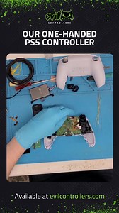 Our one-handed PS5 controller 🎮 Head over to evilcontrollers.com to purchase and check out our other accessible gaming options | Evil Controllers