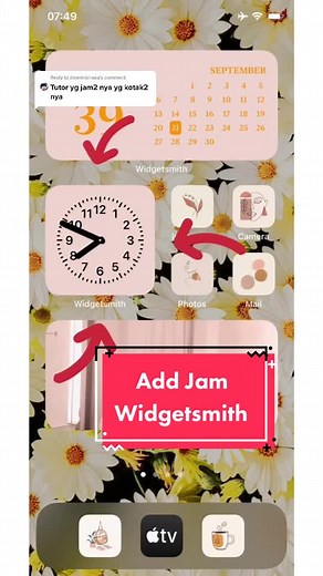 Reply to @jimminbrraaa jamjam yg ini bukan? Semoga membantu🙂 #ios14 #widgetsmith #ios14homescreen