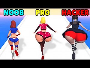 NOOB vs PRO vs HACKER in Twerk Race